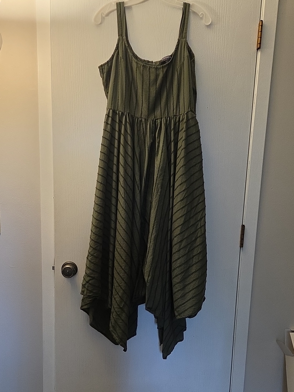 Disturbia Blythe Green Hankerchief Dress